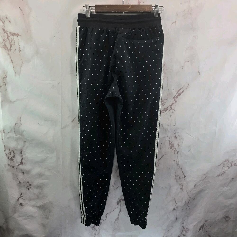 Adidas Pants Womens Small Black Pharell Williams High Rise Crop Joggers Hu